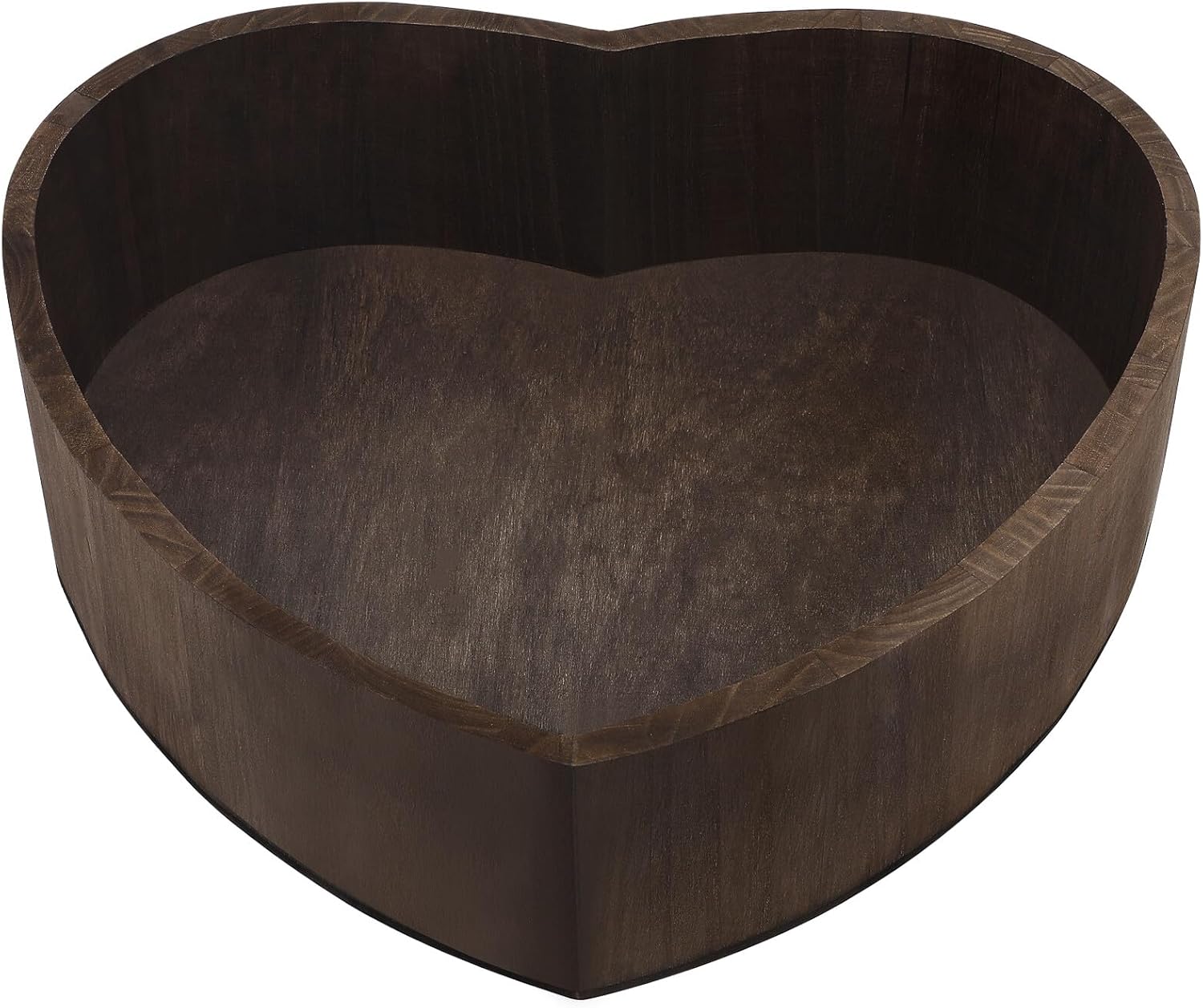 Heart-Shaped Wooden Photography Prop, Newborn Posing Box for Photographers, Minimalist Natural Wood Photo Basket Suitable for Newborn Photoshoots