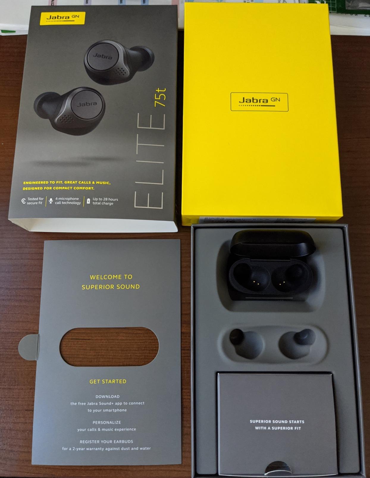 Great sound quality, fit, and ease-of-use features. AMAZING battery life!