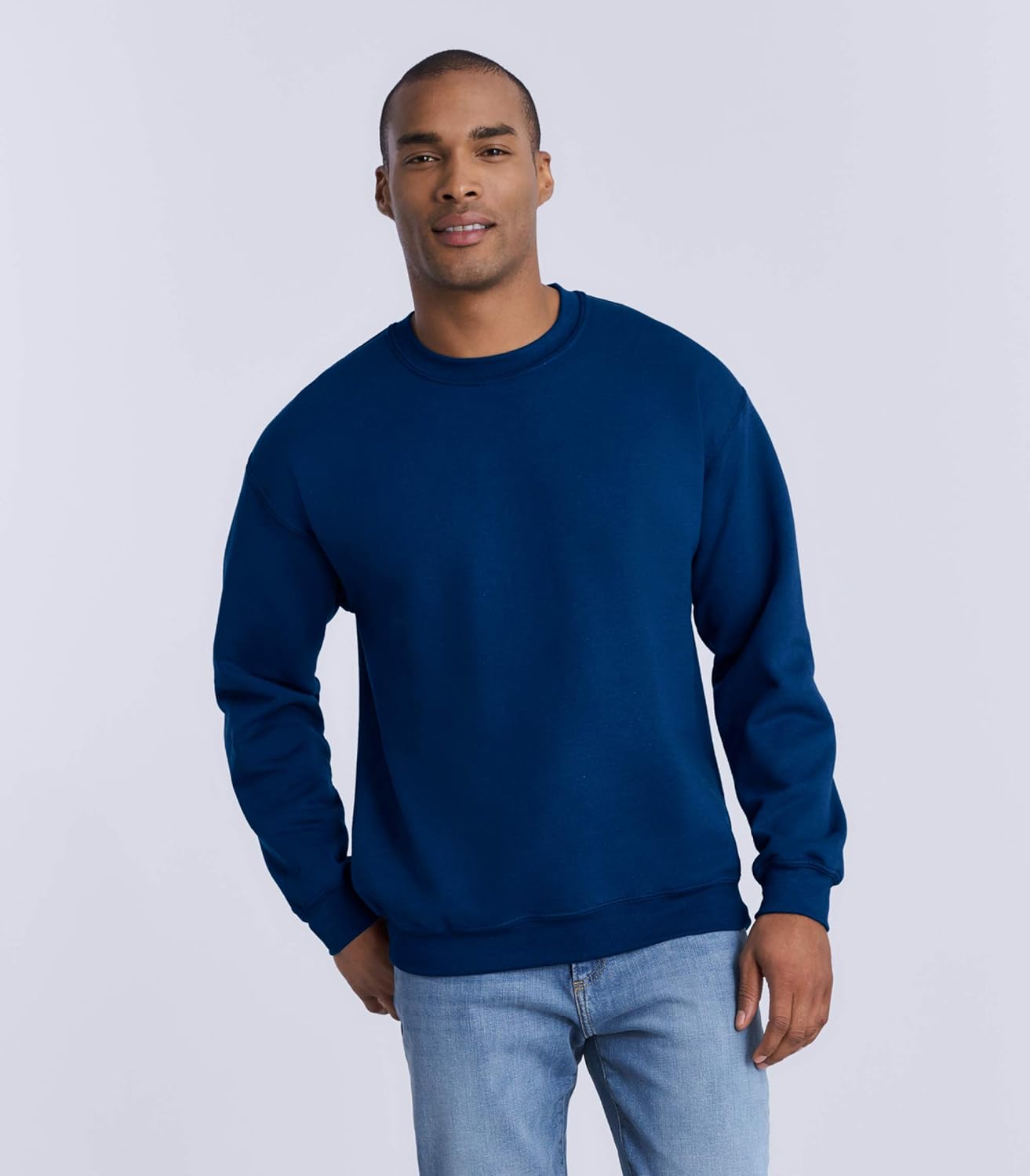 Gildan mens G180 athletic sweatshirts, Heather Sport Dark Green, Small US - Image 3