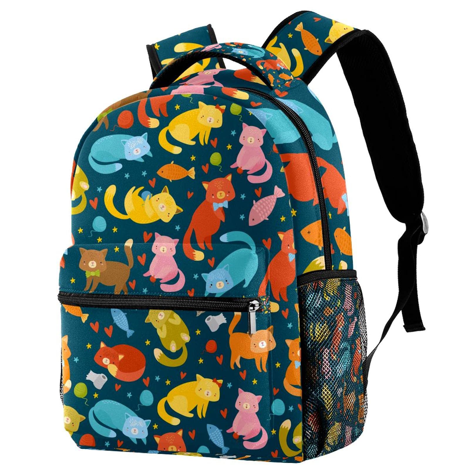 Sac à dos d'école pieuvre multicolore idéal pour la rentrée des classes - 7