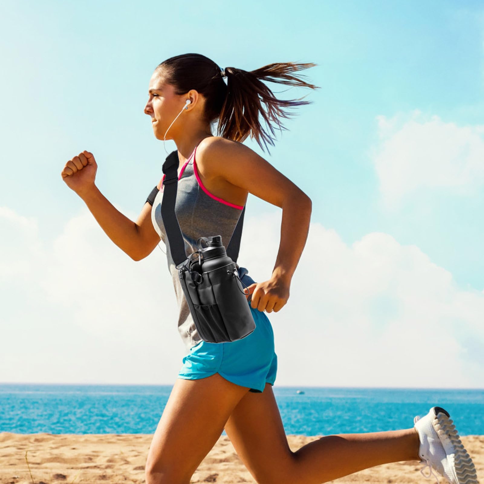 マグネットアタッチメント付きボトルバッグジムスリング Amazon.co.jp