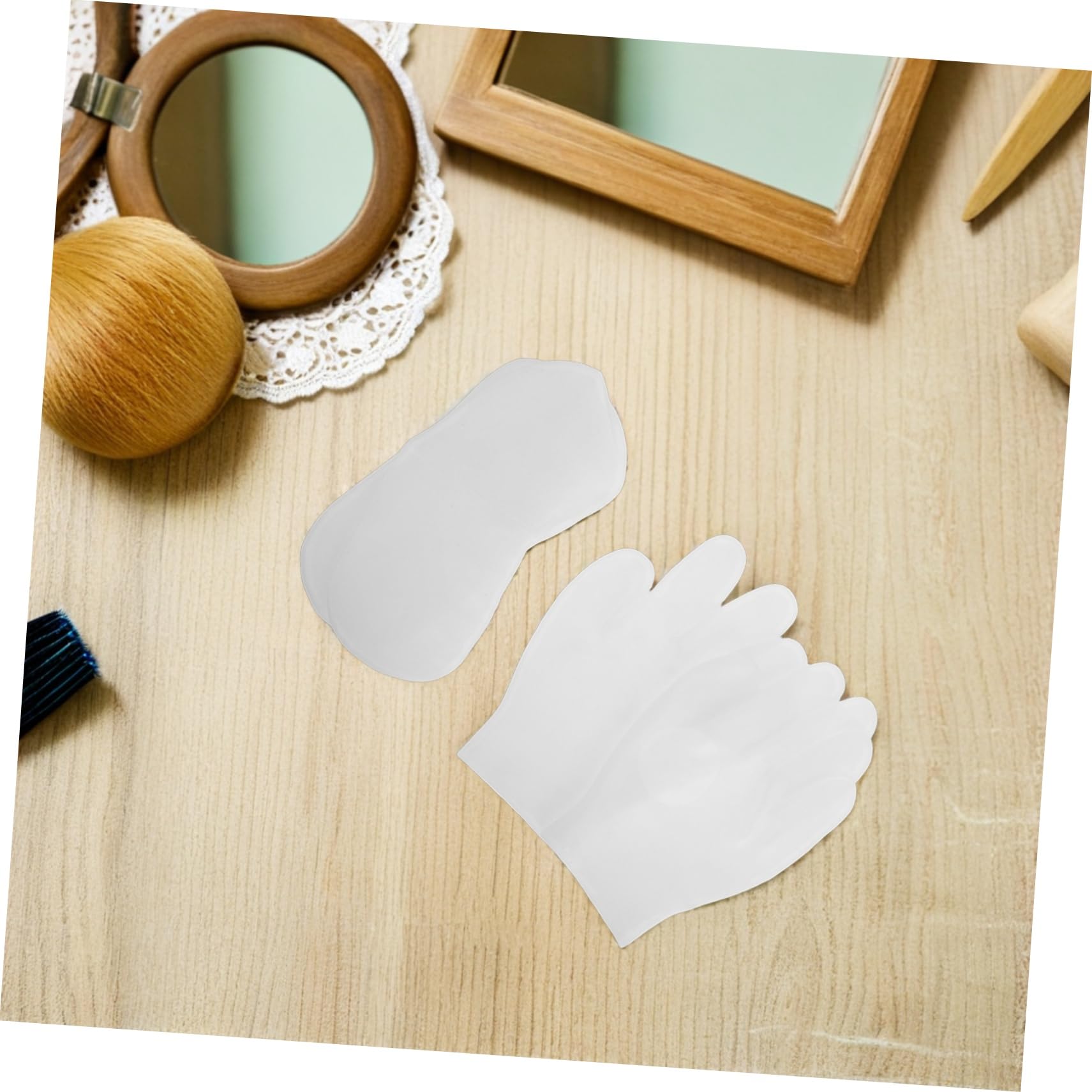 Didiseaon 8 Calzini Idratanti in Silicone - Guanto in Gel Spa Antiscivolo Per Ammorbidire I Piedi, Secca E Screpolata, Calzini Per Pedicure Spa Per Ammorbidire I
