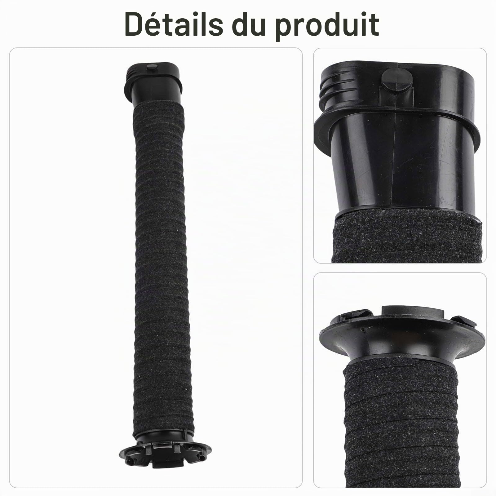 Honseadek Tuyau de filtre à air pour Clio Mk2 (1998–2005) et Kangoo 1.5 dCi – OEM 8200039843 – Noir Plastique Remplacement Air
