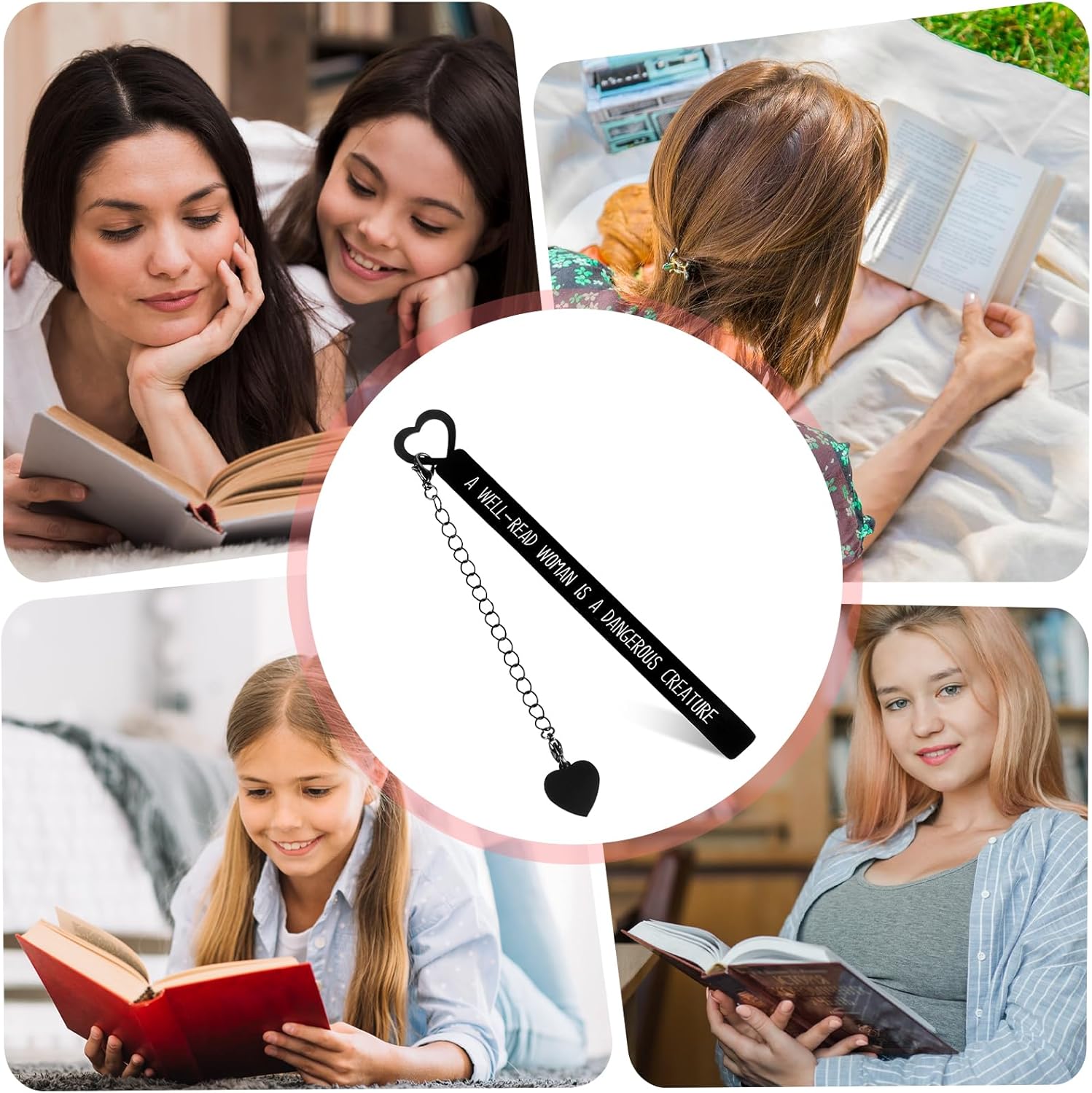 Funny Bookmarks for Book Lovers, Cute Bookmarks for Women, Writers, Booklovers, Black Book Marks for Reading, Dark Romance Funny Reading Gift for Girls, Teacher, Men, Best Friend, Bookworm, Student - Image 6