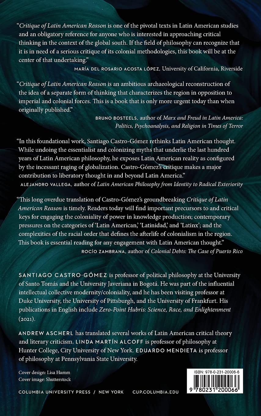 Critique of Latin American Reason