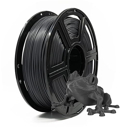 FLASHFORGE PLA Filament 1.75mm +/- 0.02mm, Matte Grey 3D Printer Filament 1kg (2.2lbs) Spool, Excellent Printing Performance, Easy to Use for Most FDM 3D Printers - Matte Grey