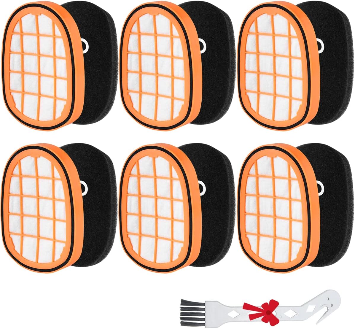 QAQGEARFilters for Philips SpeedPro Max Aqua handheld vacuum cleaner FC6812 FC6813 FC6822 FC6823 FC6826 FC6723/01 FC6901-FC6904 XC7042/01 XC8045/01 XC8147/01 Replacement FC5005/01 accessories