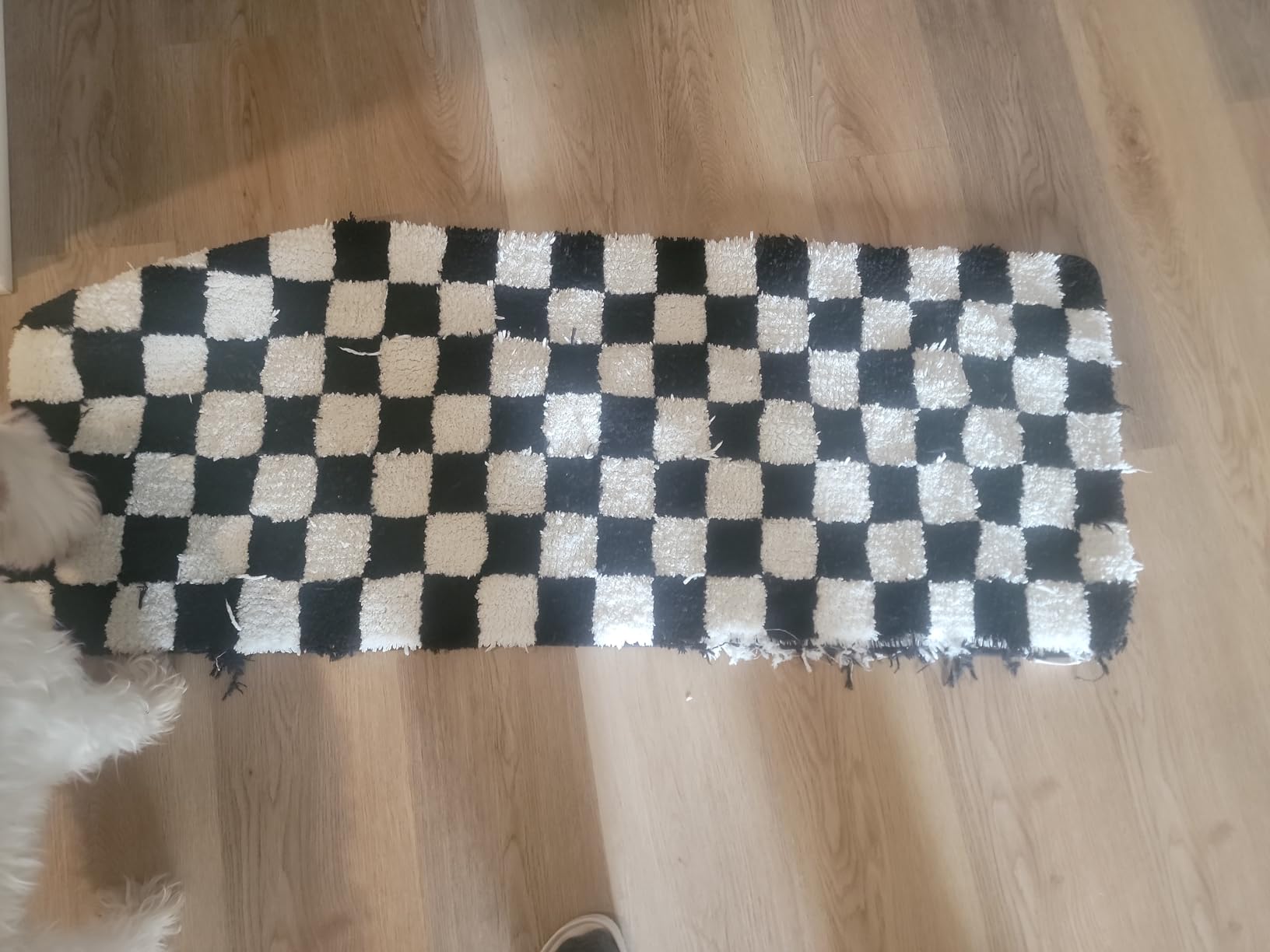 $10/mo - Finance Uphome Bath Rug Runner, Green Checker Plaid Extra Long ...