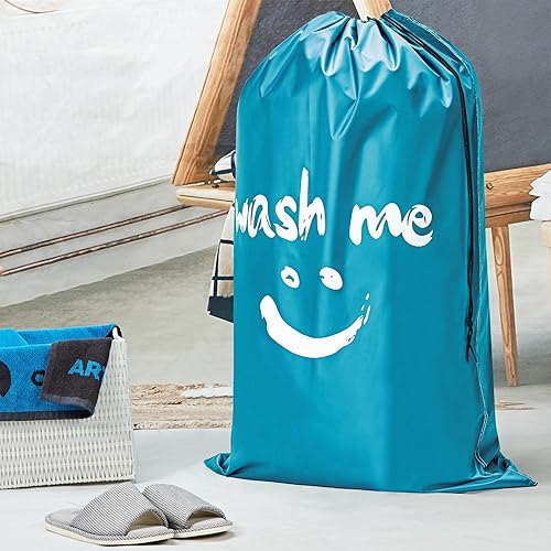 Miniatura 5 de HOMEST Bolsa de viaje XL Wash Me, organizador de ropa sucia, lo suficientemente grande como para contener 4 cargas de ropa, fácil de colocar en una