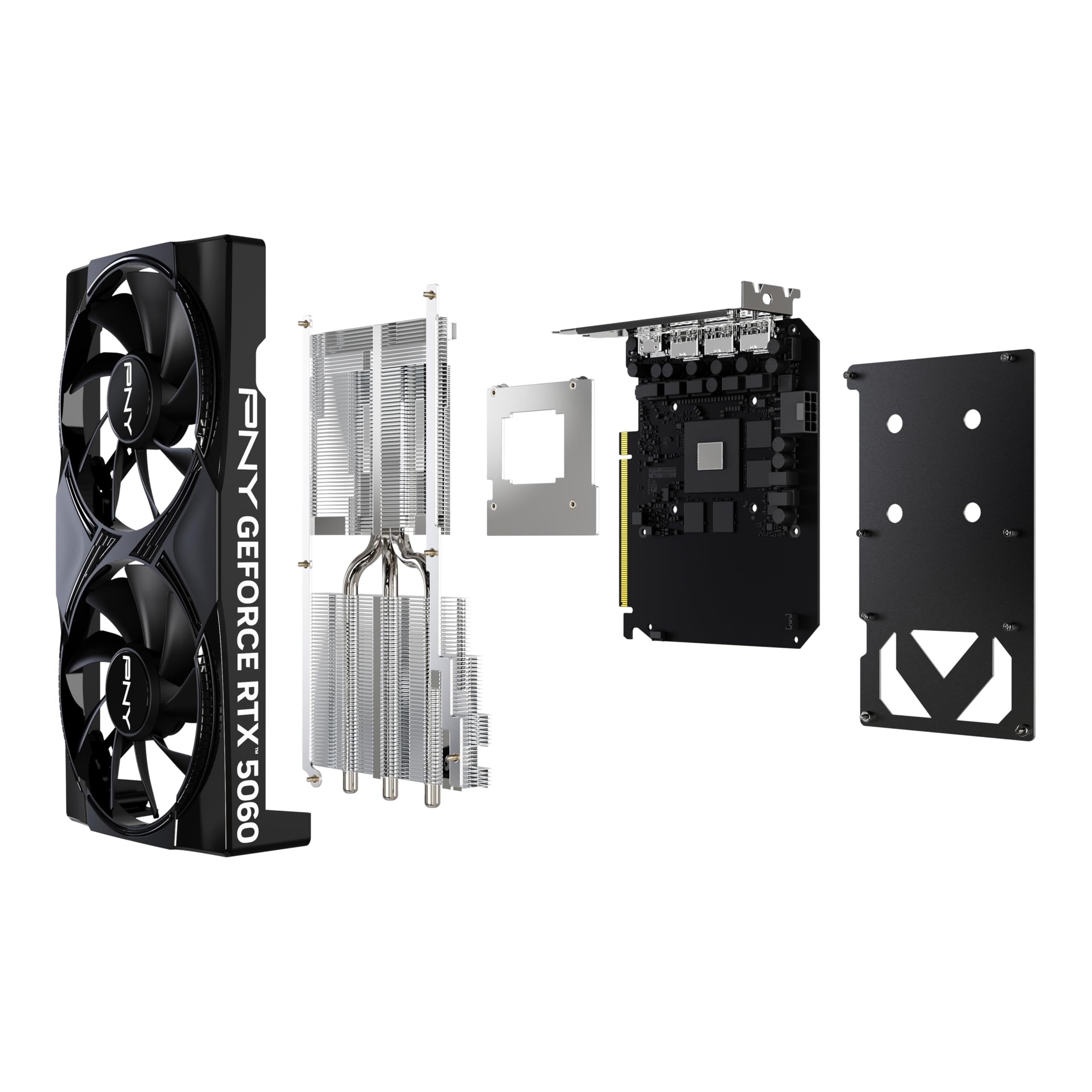 PNY GEFORCE RTX™ 5060 8GB Dual Fan DLSS 4 Graphics Card : Amazon