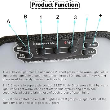 95cm Heavy Duty Pdr Light, Car Dent Repair Light Reflector Board Dent Repair Tools, Pdr Light Floor Stand Leveling Lights With Adjustable Holder 50000 Hours Service Life 12v Dc Light