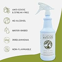 Vista 4 de LUCASOL Limpiador acrílico y plástico, 32 onzas