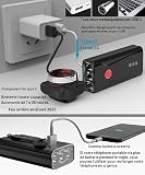 Lampe Vélo Avant Arrière 2400 LM Puissante, Phare Vélo Aluminium 6400mAh - 4
