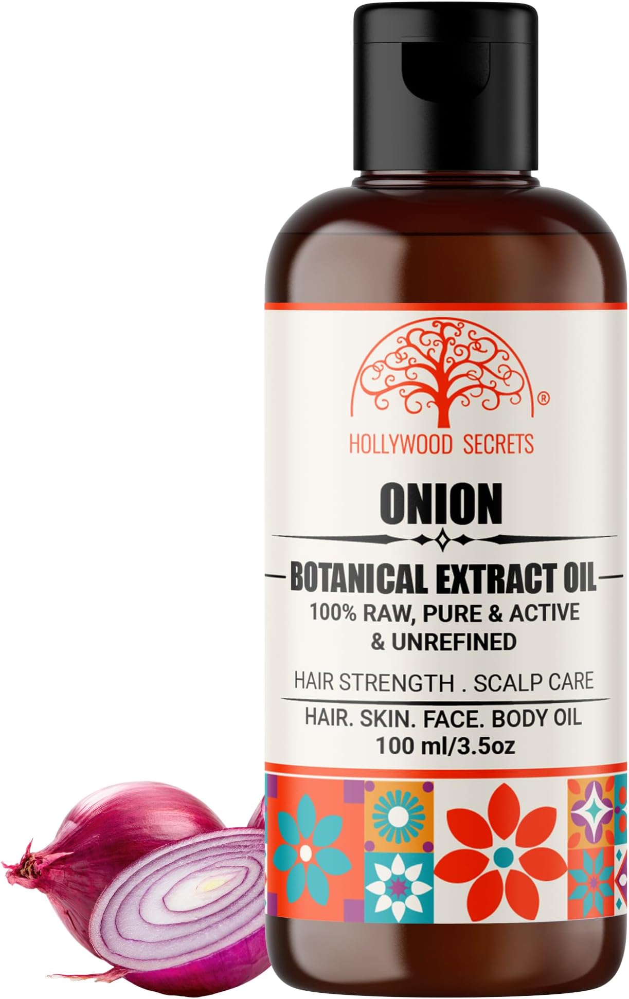 Organic Pure Onion Oil Hair Growth Anti-Hair Fall Beard Growth100 ml
