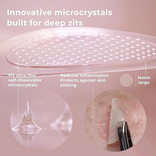 Miniatura 5 de OMMA Micropoint - Parche para acné quístico  Parches eficientes para espinillas con microagujas, parches de manchas oscuras para granos dolorosos en