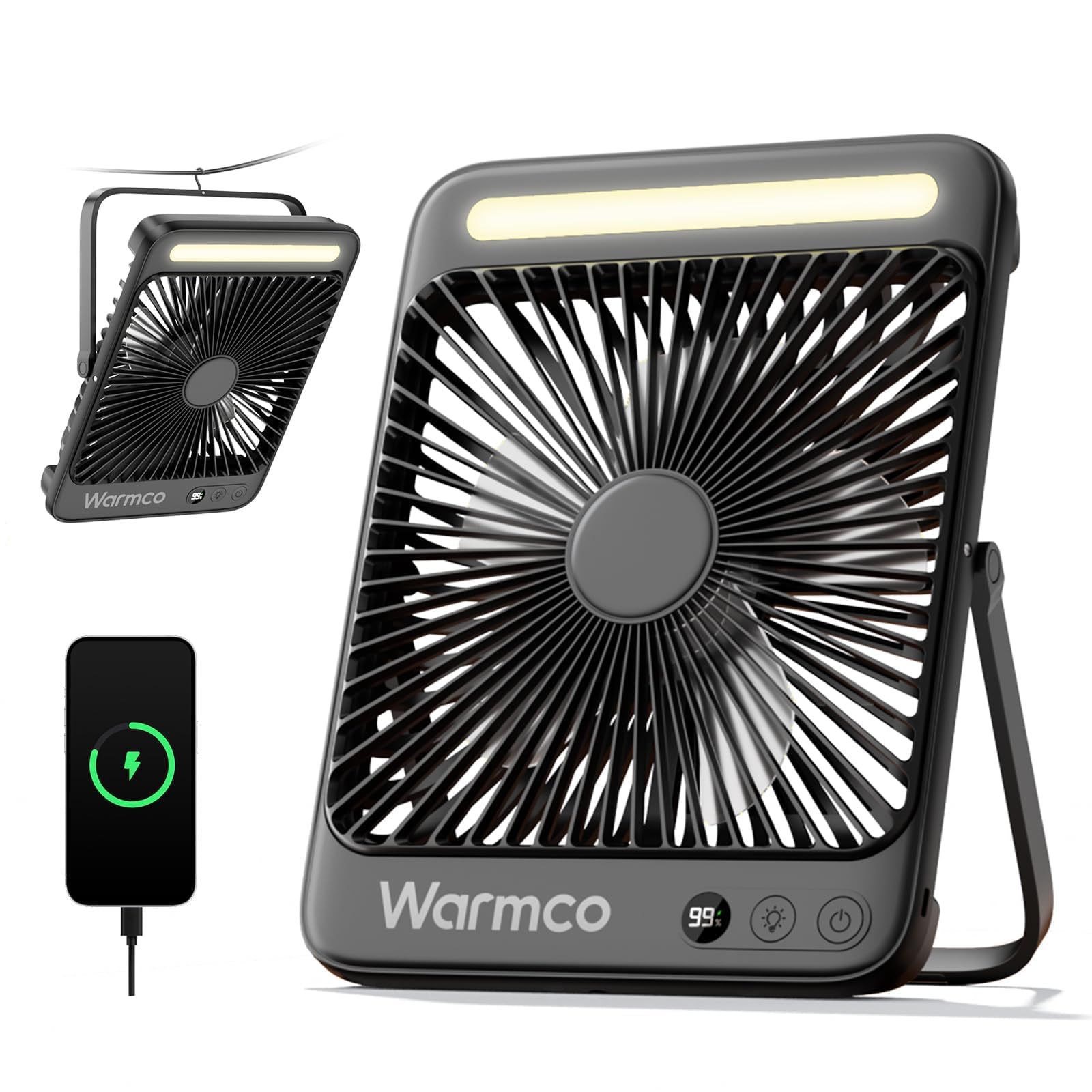 Warmco D4 Camping Fan