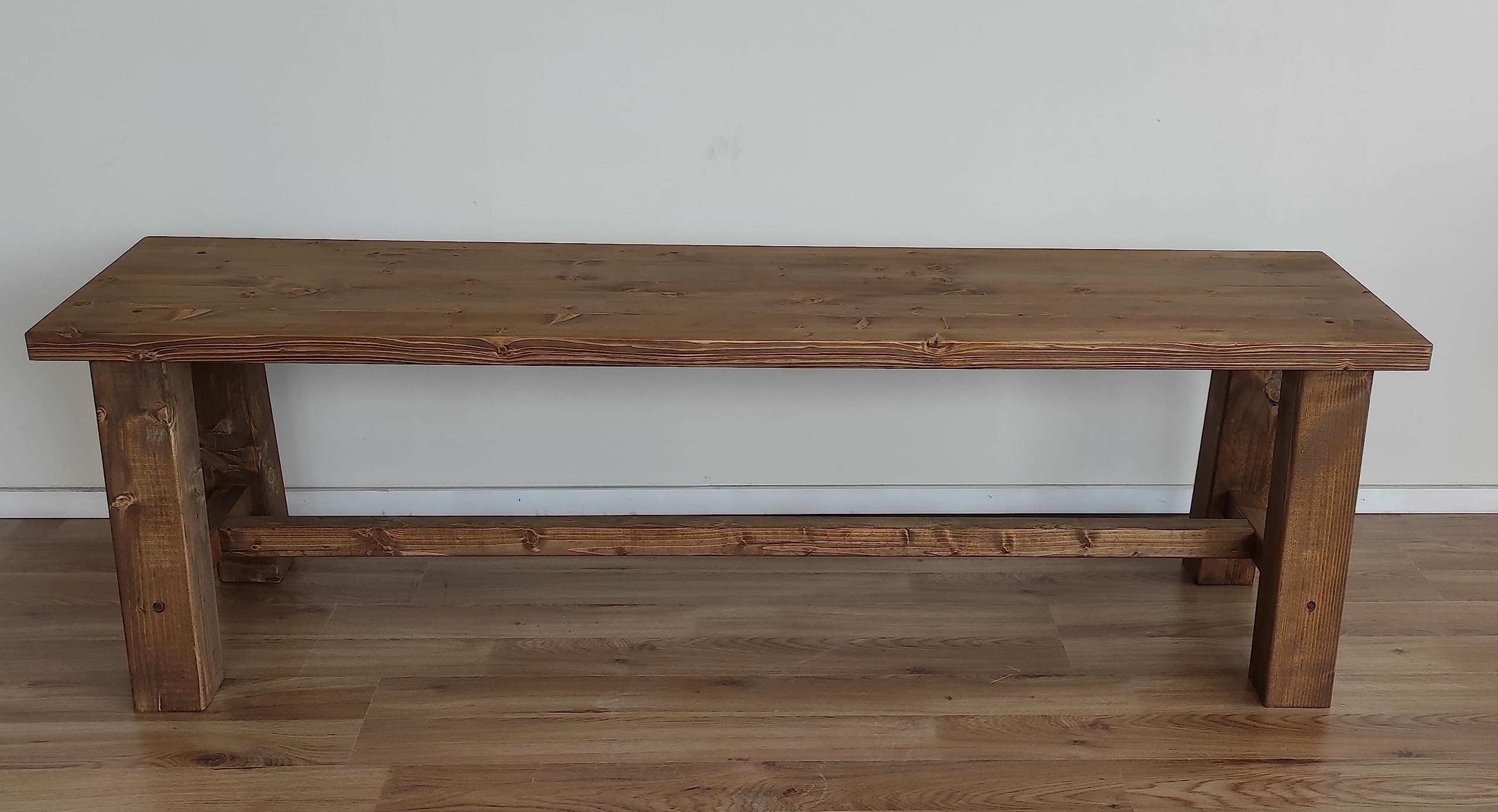 TOTAL WOOD 2012 Panca in Legno Abete, Stile Margherita, Panchina per Interno ed Esterno, Varie Misure
