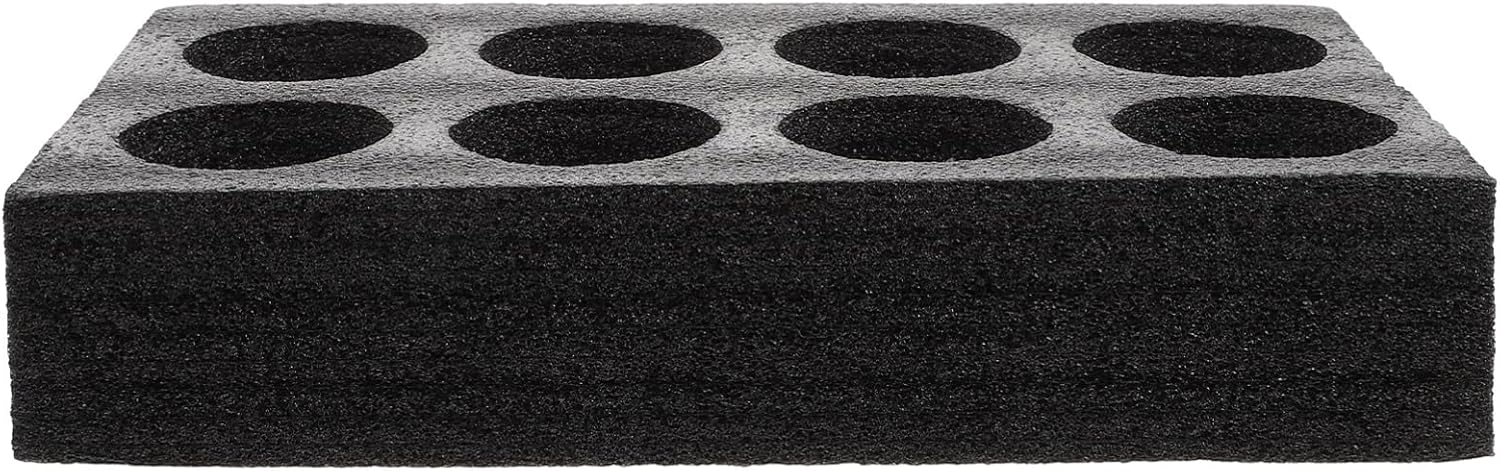 Foam Cup Glass Holder Takeout Coffee Cup Drink Carrier Tray for Camping Caravans Motorhomes Boats - Space for 8 Mugs/233