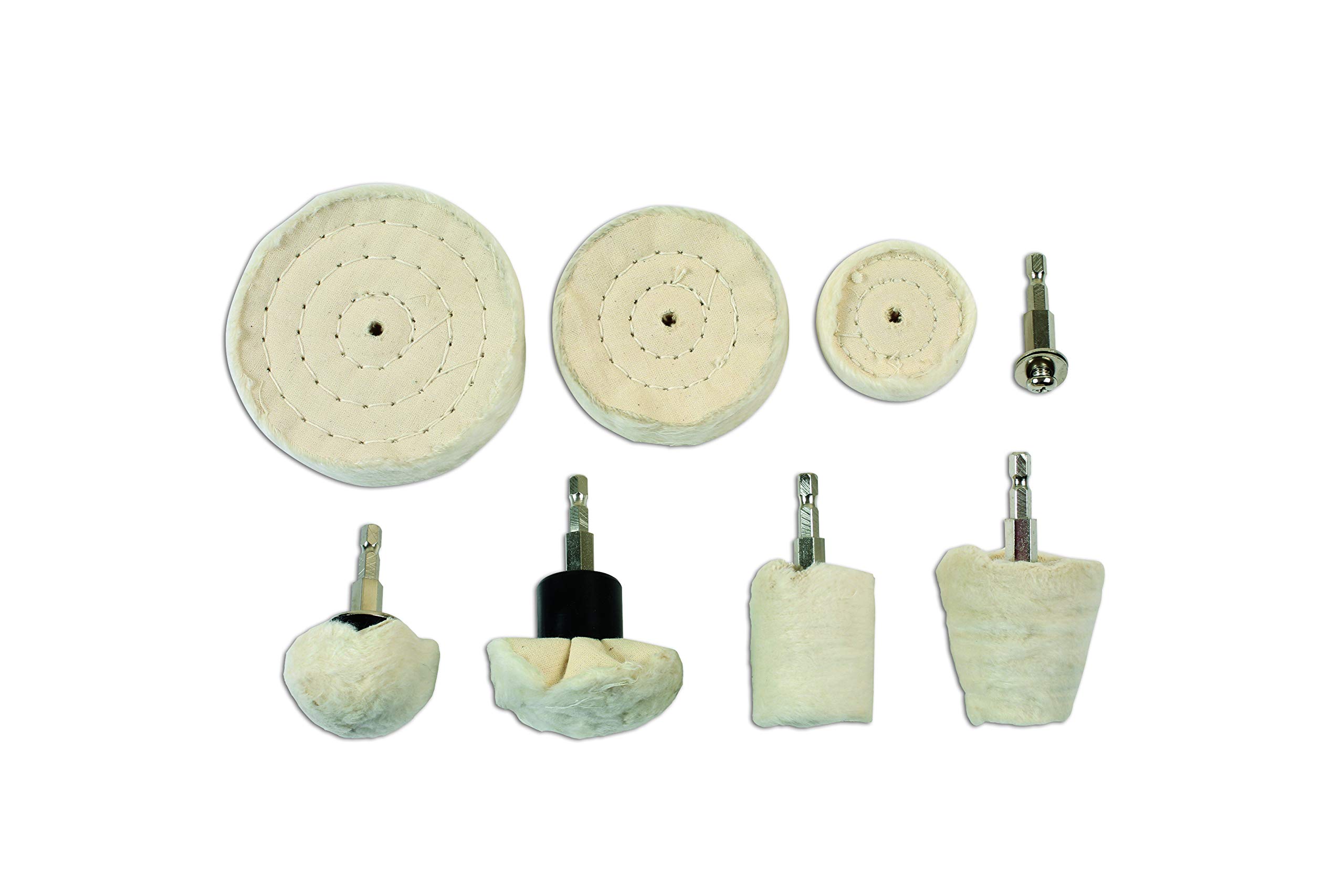 Laser Tools 7630 Surface Polishing Set 8pc