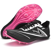 Track and Field Shoes Men Women Kids Spikes Sneakers Full-Length Carbon Plate Track Race Jumping Sneakers Girls Professional Running Tarck Spikes Shoes Boys
