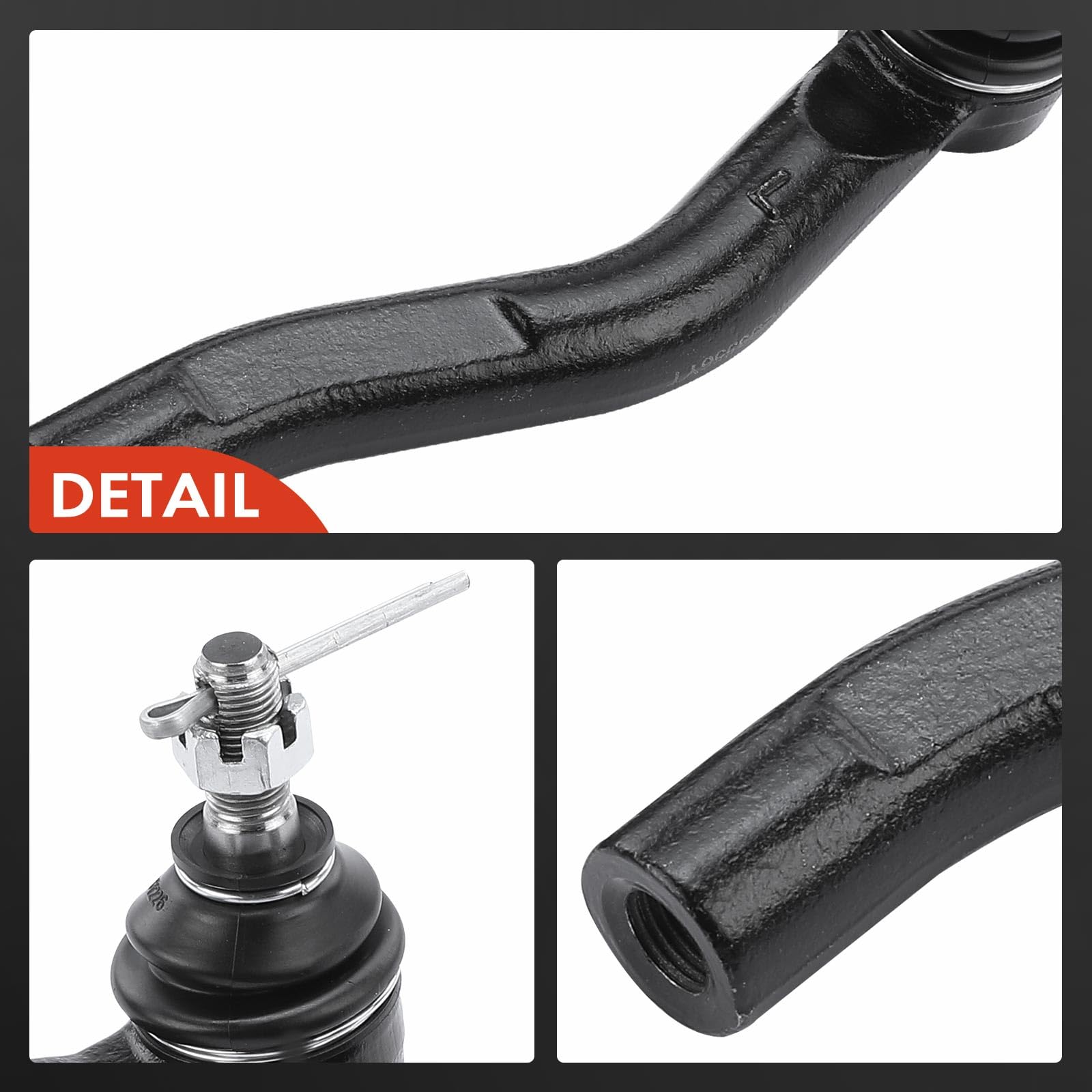Frankberg 2x Rotule Direction Avant Compatible avec Yaris P1 1.3L 1999-2005 Yaris 1999-2011 Yaris Verso P2 1.4L 2000-2005 Remplacer# 4504659026