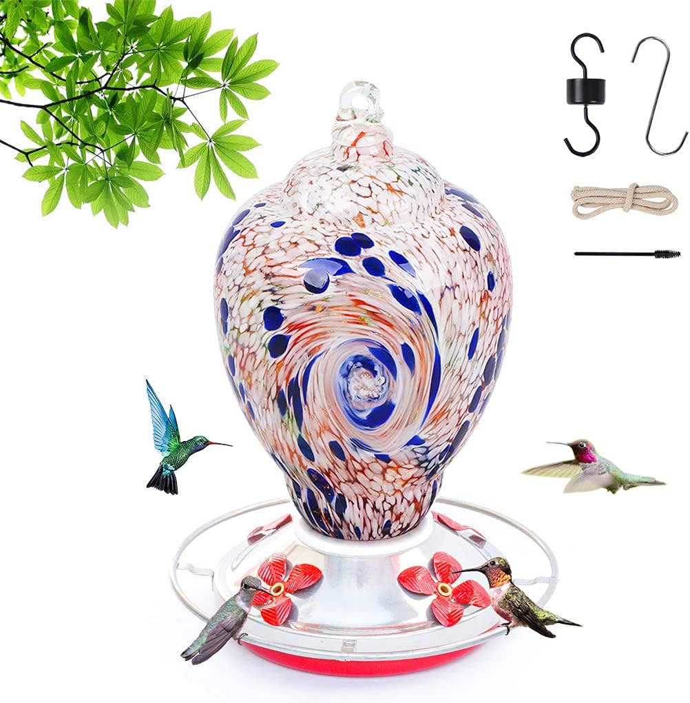 Hummingbird Feeders for Outdoors, 28 Ounces Nectar