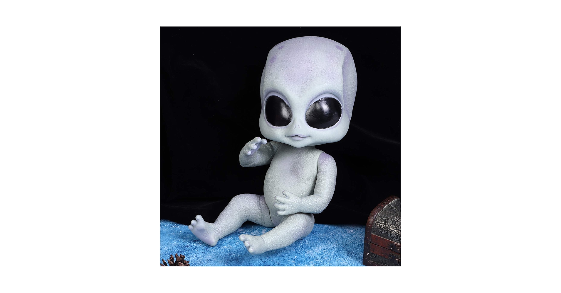 Amazon.co.jp: かわいいリアルなエイリアンの赤ちゃん人形、35cm