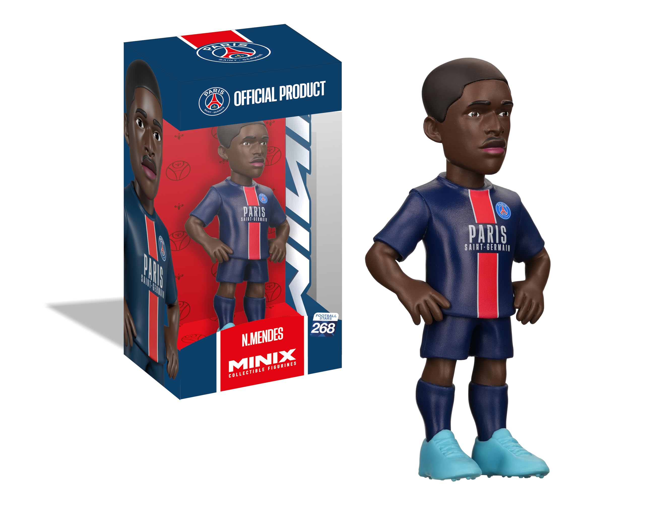 MINIX - Football Stars #274 - PSG - Mendes - Collectible Figure 12 cm