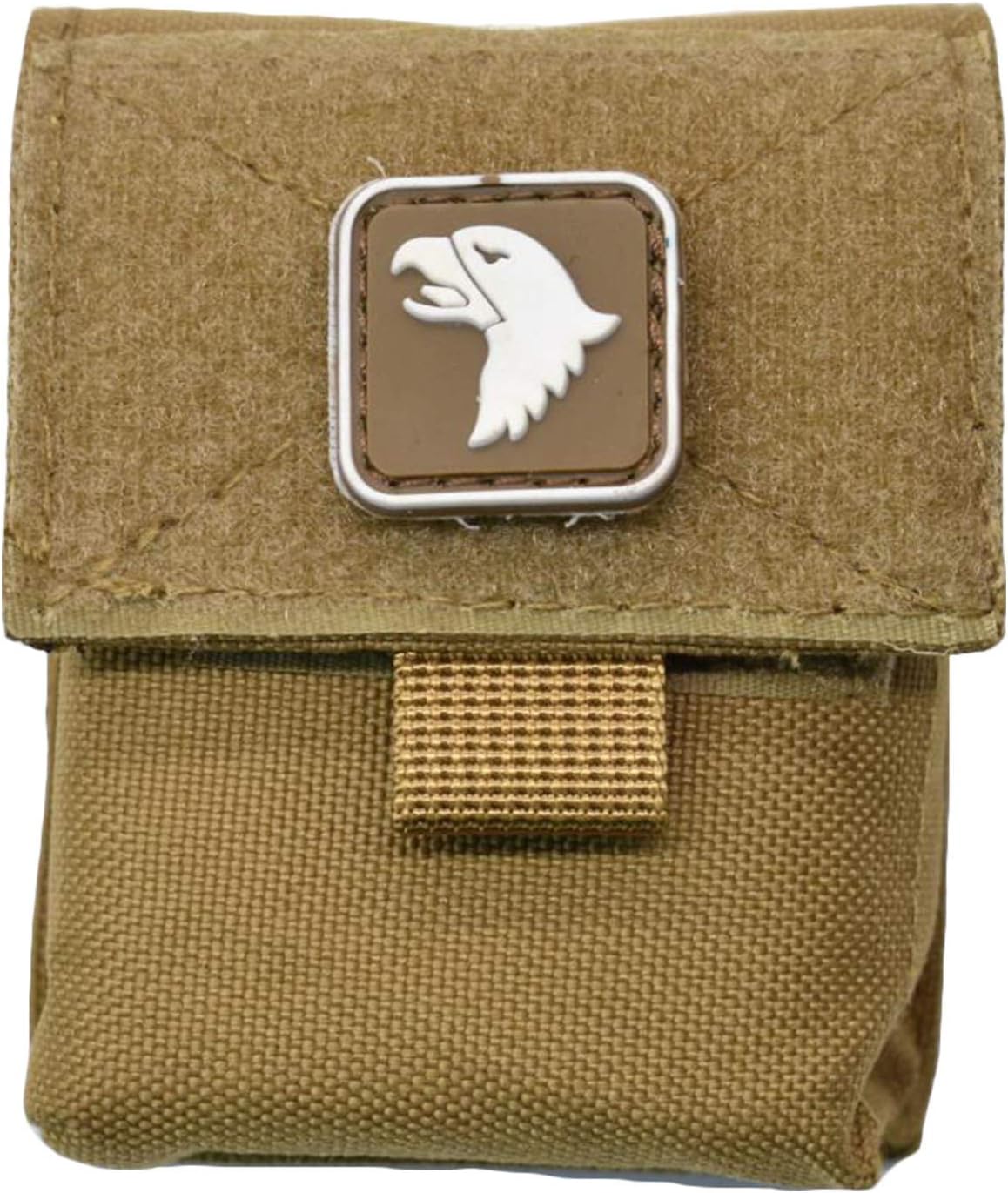 MOLLE Pouch with Patch, Multi-Purpose Compact Tactical Waist Bags Small Utility PouchTactical Sundries Storage Bag