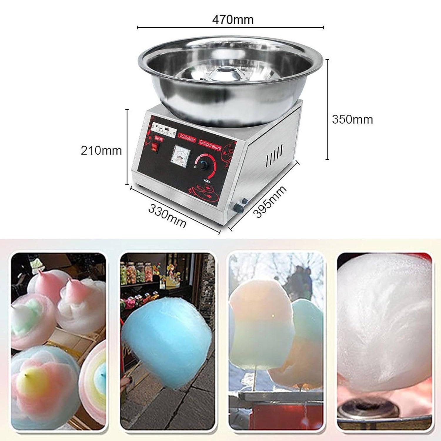 Máquina de algodón de azúcar Fabricante Comercial de algodón de azúcar Fabricante de Dulces eléctrico Profesional para niños Cumpleaños Fiesta Familiar Navidad Día del niño y Boda
