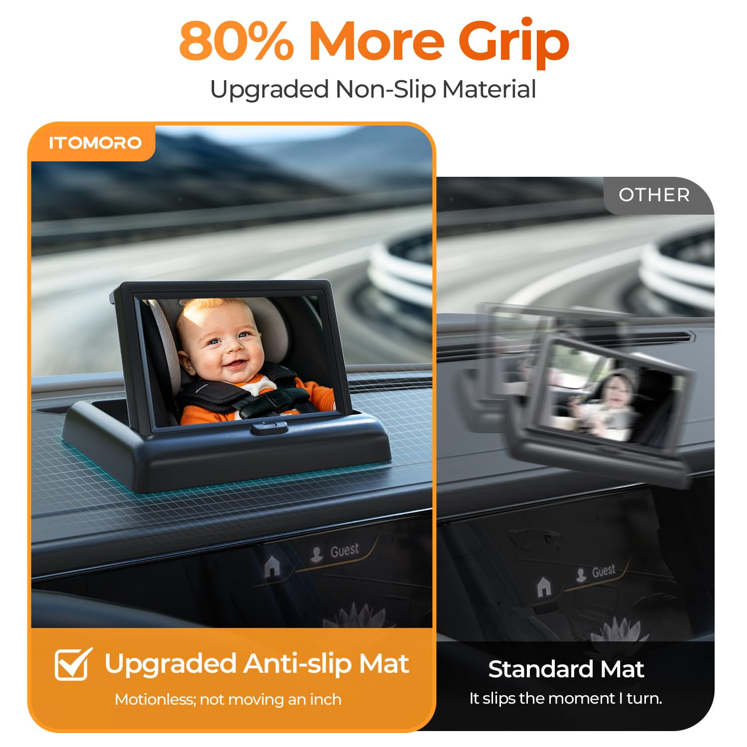 Itomoro Baby Car Camera, Easy Install, 1080p Clear View, Reliable Design — Amazon image 3