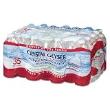 Crystal Geyser Natural Alpine Spring Water, 16.9 Ounce, 35 Bottles – view 1