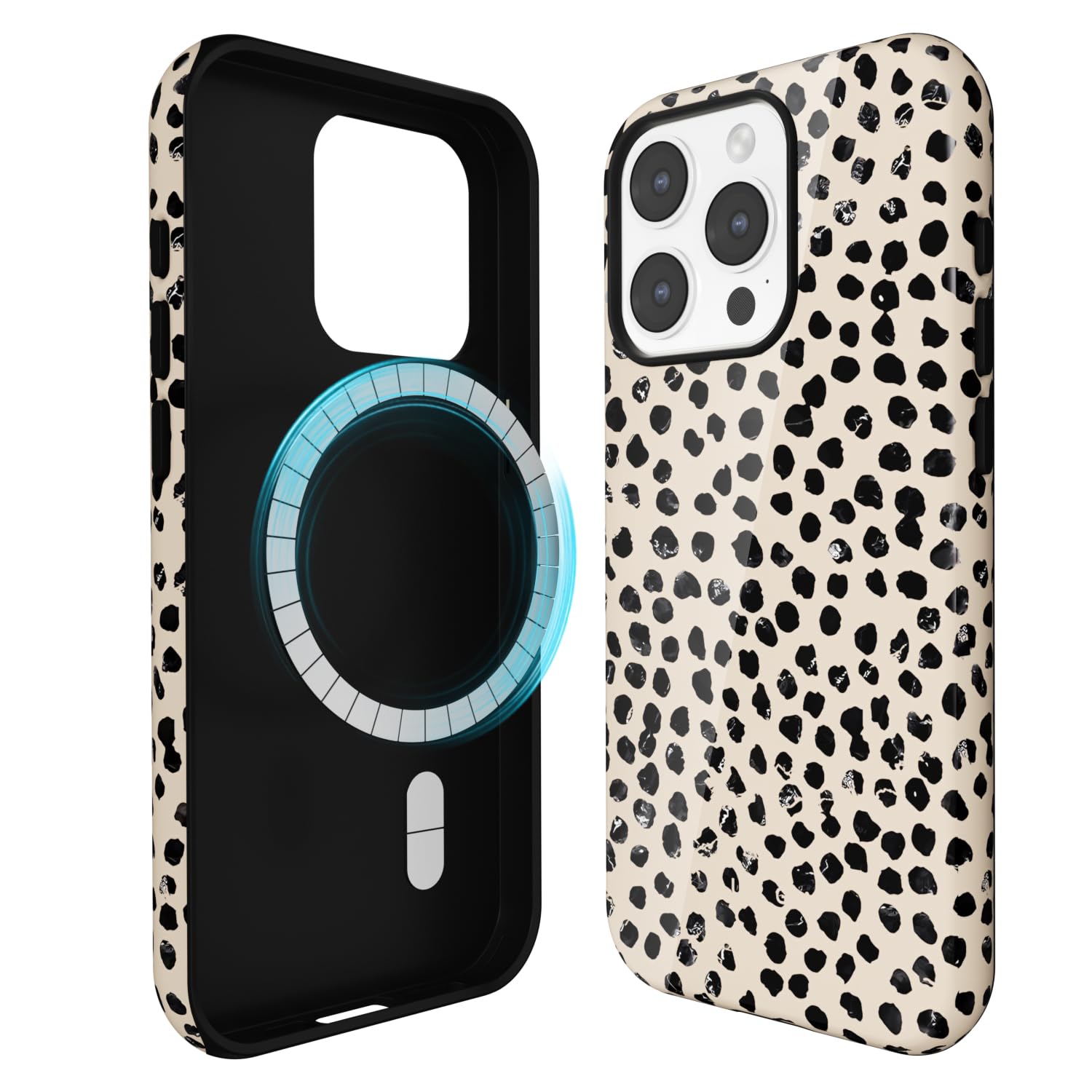 Coque iPhone 15 Pro Max rigide léopard fine anti-rayures girly - 8