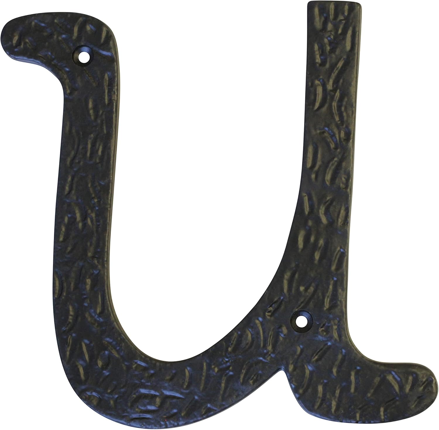 RCH Hardware 830Z-BLK152 Decorative Solid Cast Iron 6" Tall House Address Letter Z, Matte Black Finish, Matching Screws Included, 6 Inch-Z