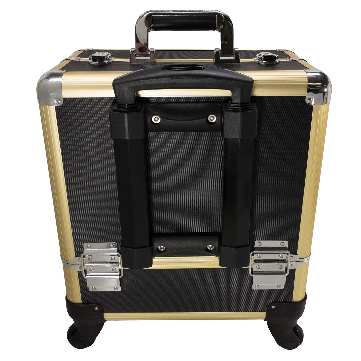 Bolla Beauty Spinner Makeup Gold Frame Black Panel Case, 15 Pound