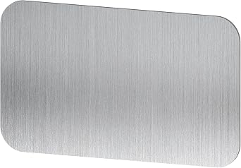 SetPower Thin Metal Plate with 3M Adhesive - Fits Magnetic Battery, Car Fridge Accessory, 1 Rectangular, 7.16x 6.29