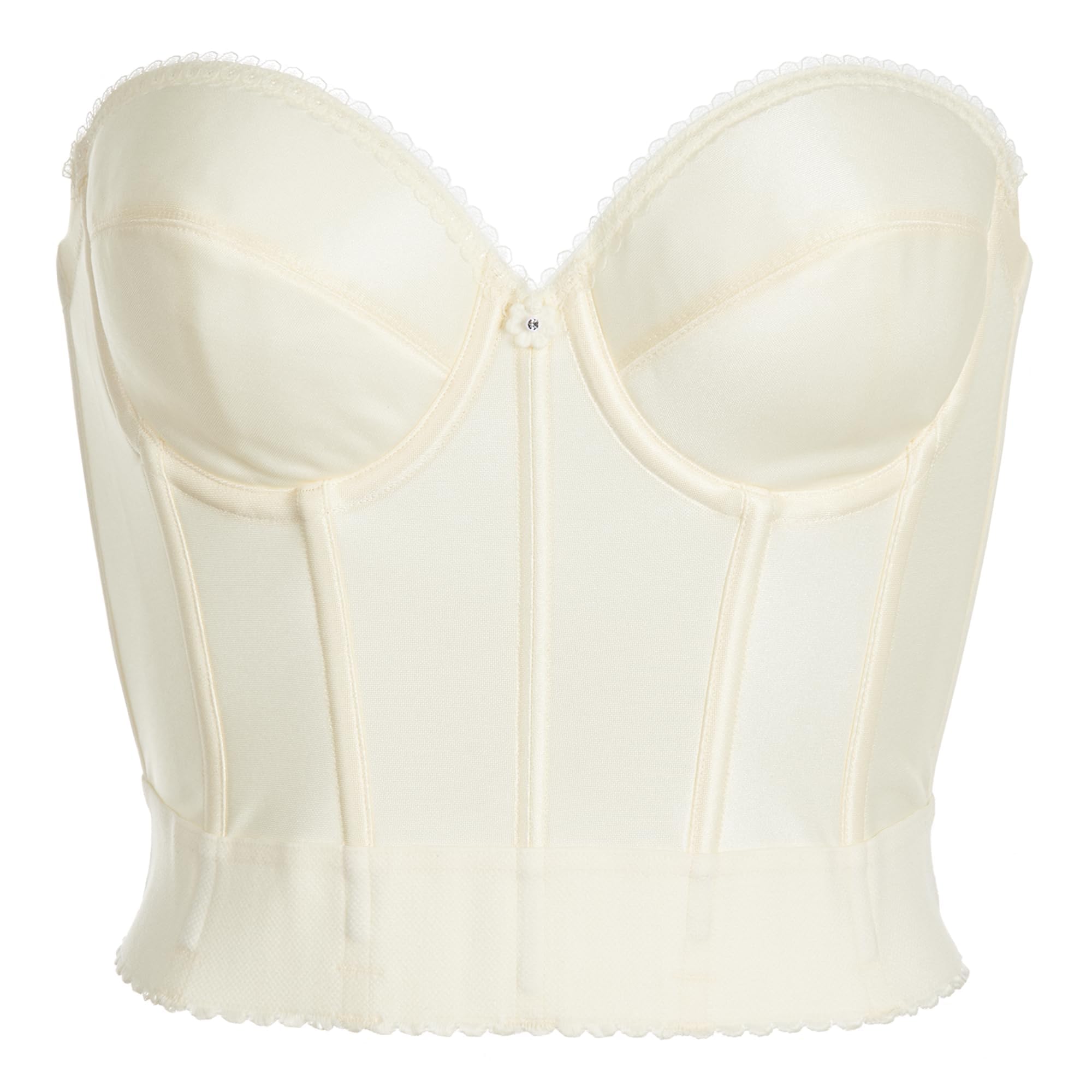 Dominique Noemi Womens Backless Strapless Longline