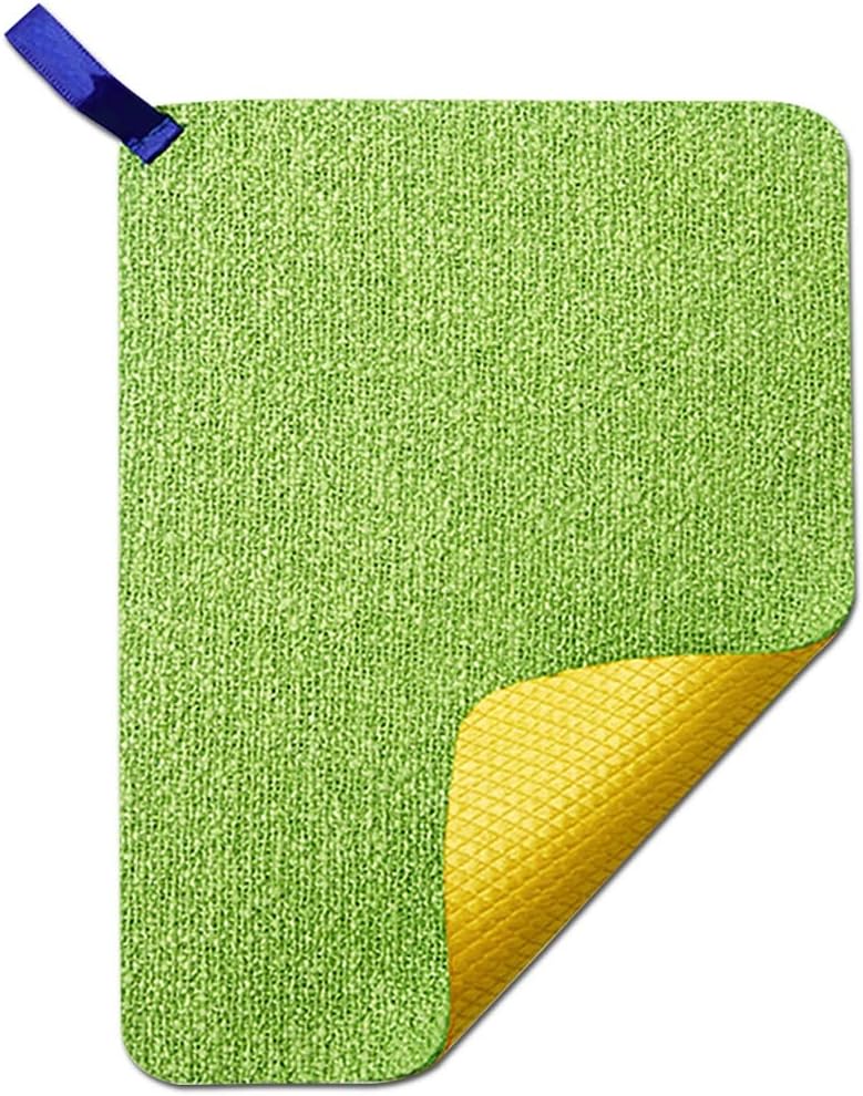 Household Dishcloth Fiber Absorbent Pots Rag Reusable Fast Drying Dish Cloth Countertop Towe