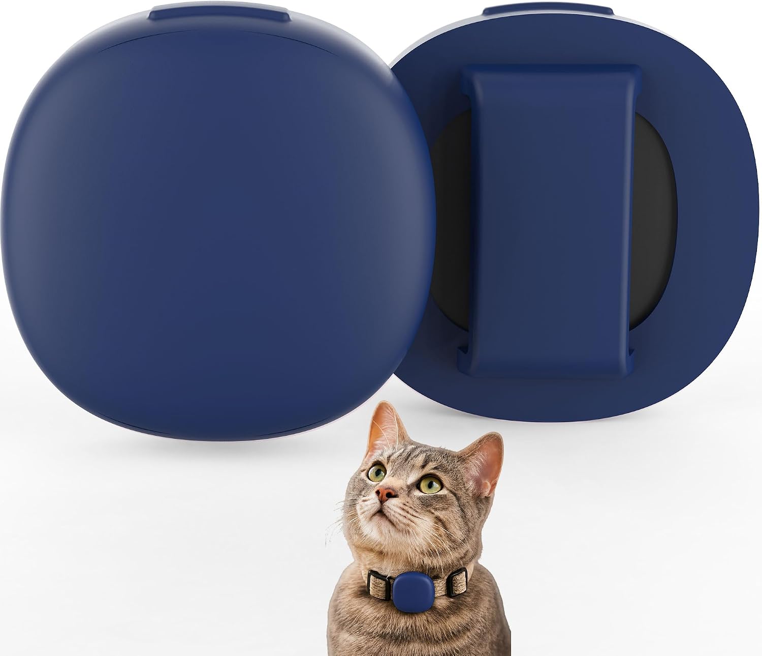 Cat Collar Holder Case for Life360 Tile Sticker 2024 (Smallest Tracker)