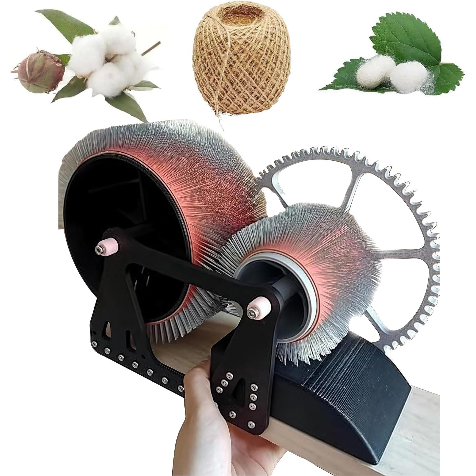 Aserzenith 1 Manual Carder, Fleece Carders, Wool Combing Machine, Color Mixer For Diy Felt Animals, Fast Blending Tool, For Crafting And Felting
