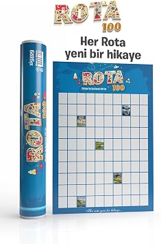 Rota 100 Kaz  Kazan Poster | T rkiye Gezi Rotas  Posteri | Gezginlere Hediye