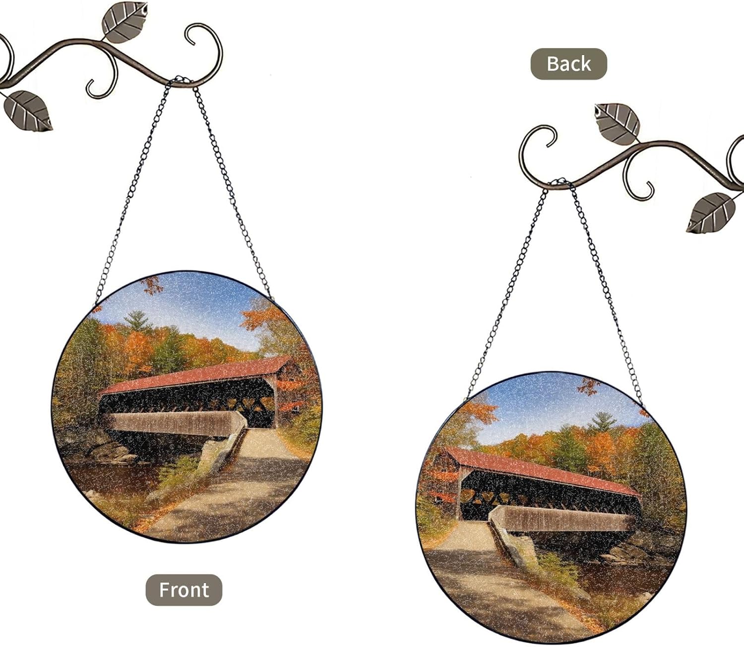 Stained Glass Window Hanging - Personalized Sun Catcher for Home Decor