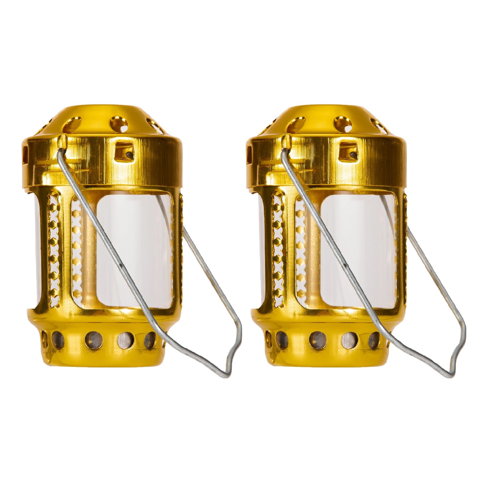 Lampada a candela da campeggio in lega di alluminio 2 PCS