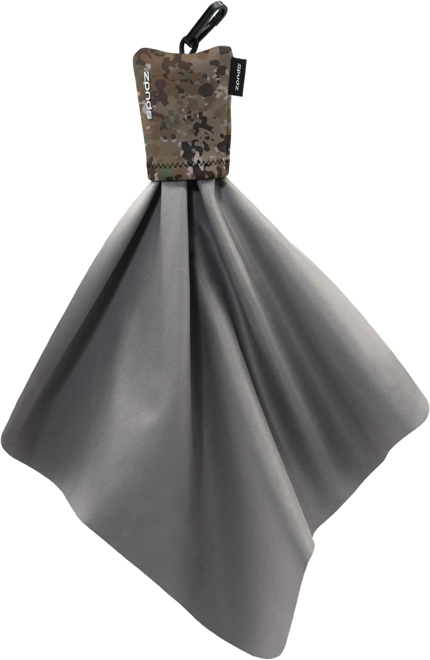 Alpine Innovations Spudz Classic Microfiber Cloth and Screen Cleaner, Camo, Large