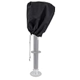 RecPro RV Electric Tongue Jack Cover | Universal Protective Cover for Electric Jacks