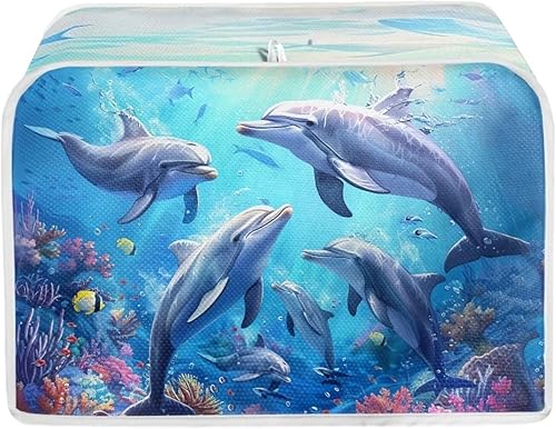 Miniatura 12 de ZFRXIGN Cubierta para tostadora de girasol de pollo con ranura ancha de 2 rebanadas, fundas para electrodomésticos pequeños, lavables a máquina,