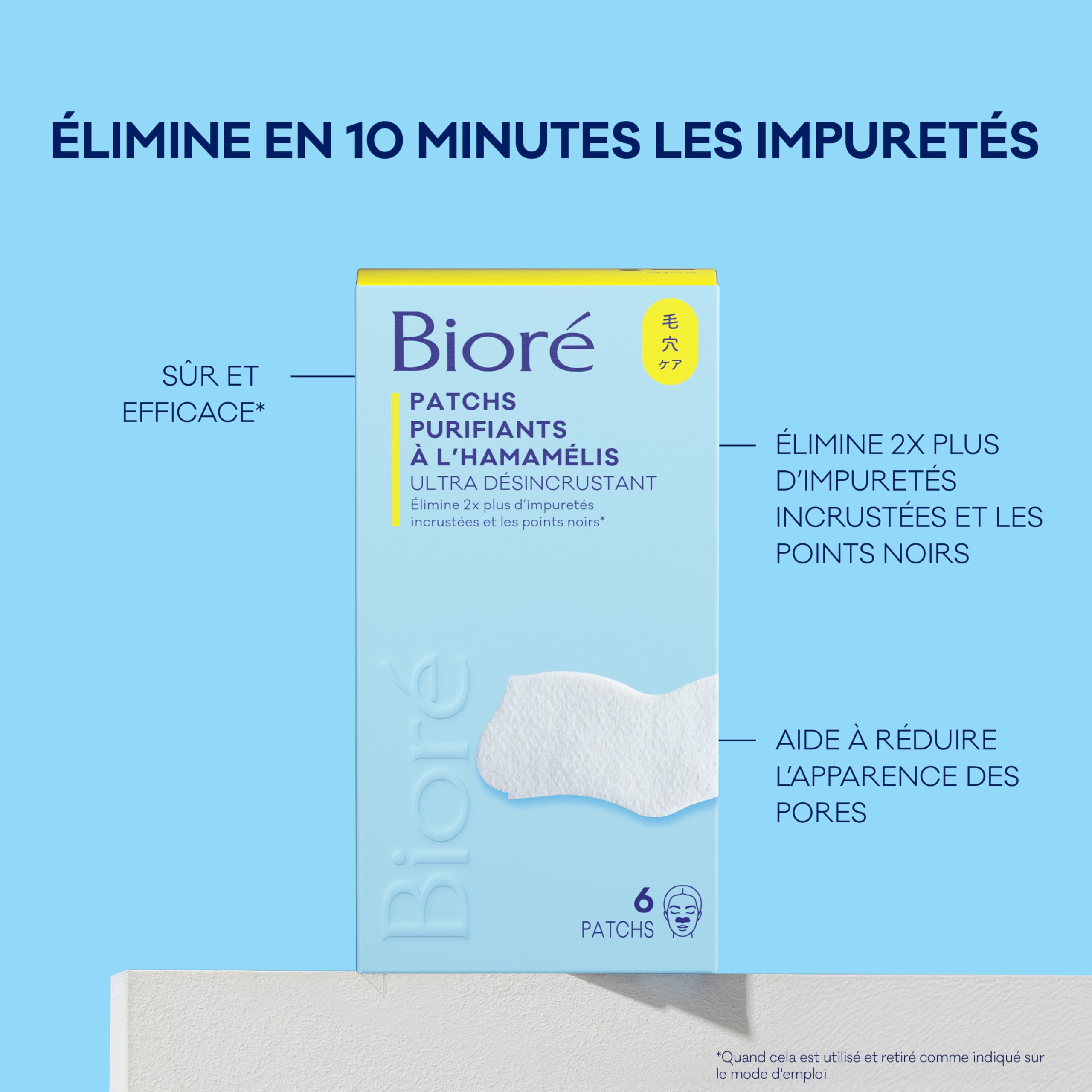 Biore Patchs Ultra Purifiants à l'Hamamélis