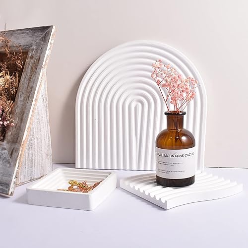 Miniatura 2 de Moldes de resina de bandeja grande molde de fundición de resina en forma de U molde de silicona para resina epoxi tapetes de tazas bandeja de