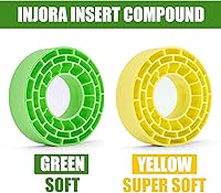 Vista 7 de INJORA Insertos de goma de silicona para neumáticos de 2.441-2.520 in*0.866-0.945 in 1.0" (1064) (verde)