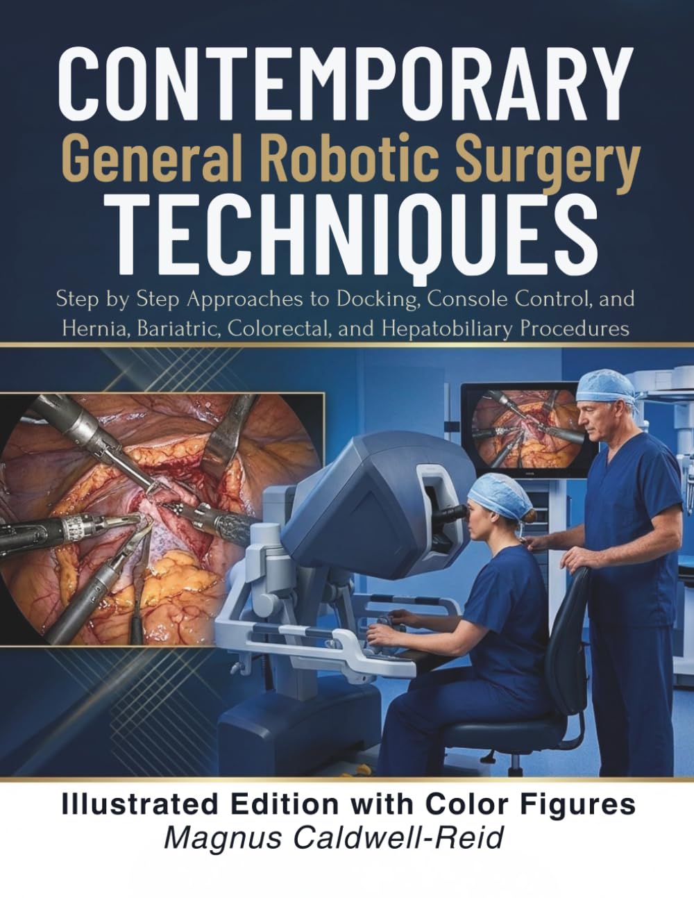 Contemporary General Robotic Surgery Techniques: Step by Step Approaches to Docking, Console Control, and Hernia, Bariatric, Colorectal, and Hepatobiliary Procedures